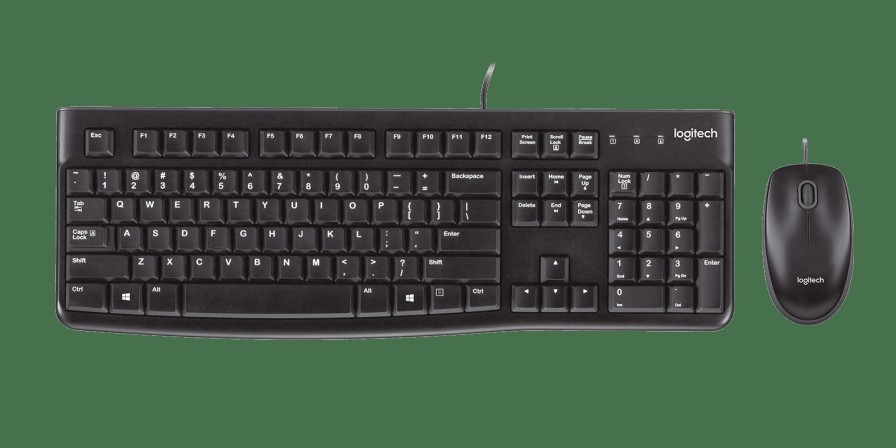 For Education|For Business|Mice Logitech | Mk120 Corded Keyboard And Mouse Combo