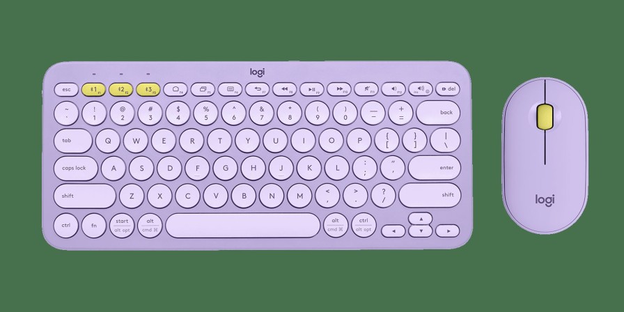 Mice Logitech | K380 Multi-Device Keyboard + M350 Pebble Mouse